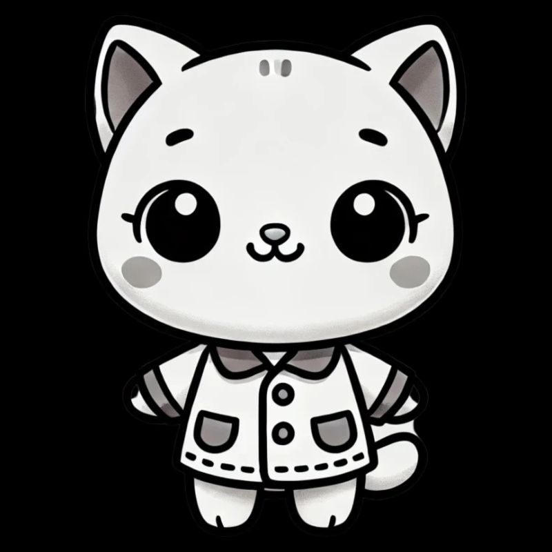 Adorable Kitty - Dressed to Charm