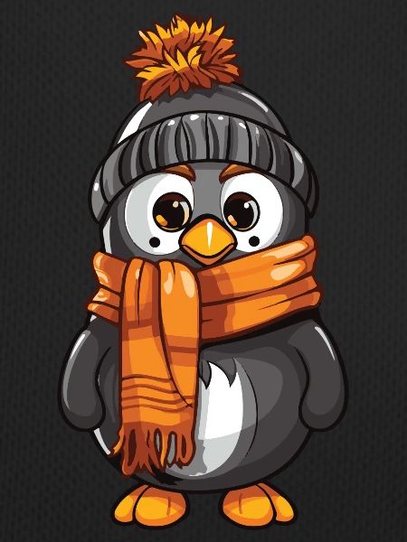 Penguin Winter Comic