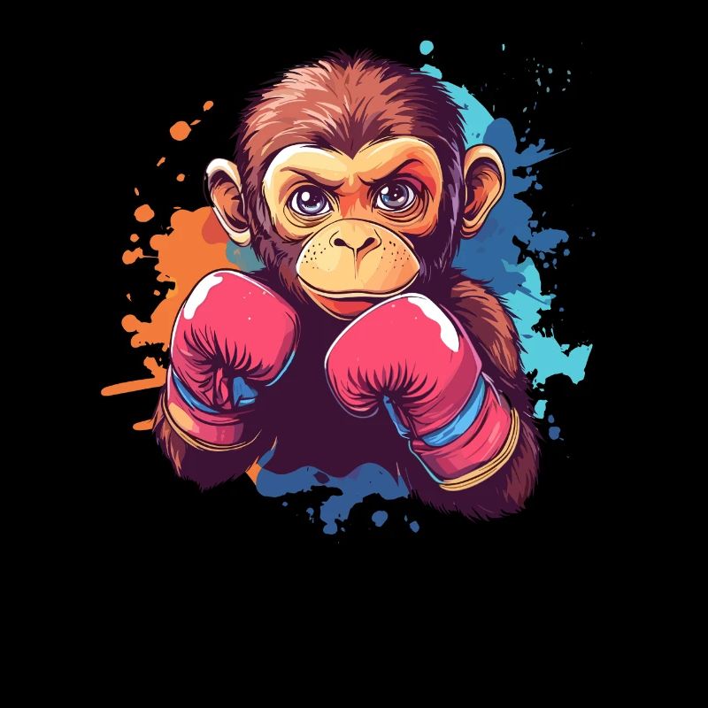 Singe de boxe
