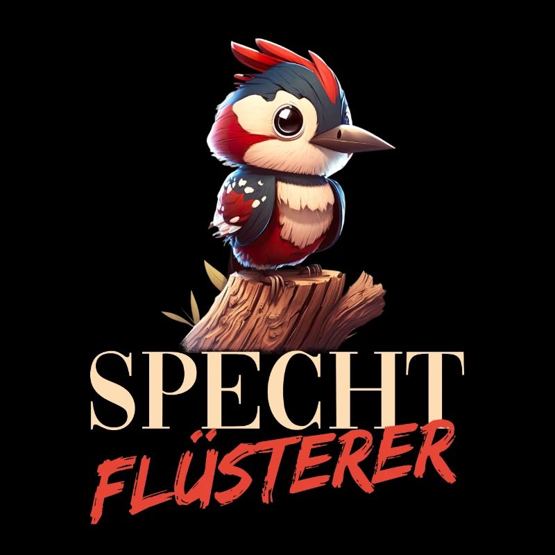 Specht Flüsterer Buntspecht Vogel