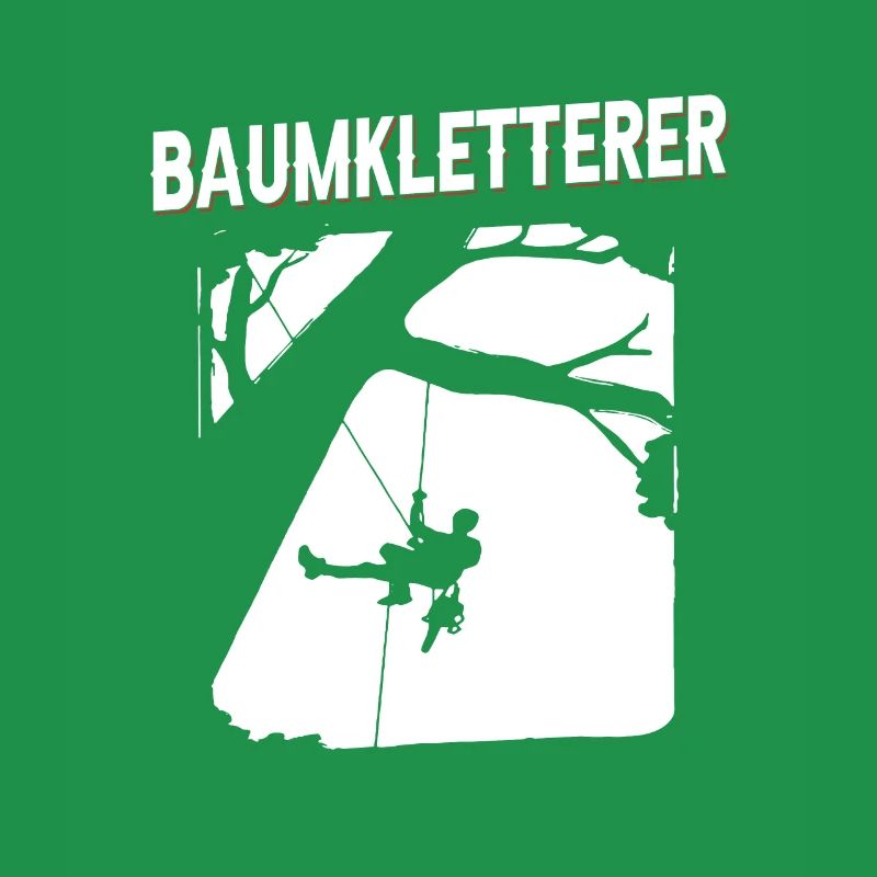 Baumklettern Baumpfleger Arborist Baumkletterer