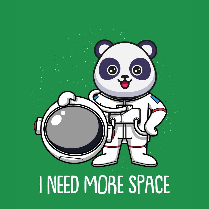 Panda géant Panda Ours Astronaute