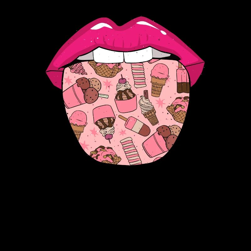 Langue de crème glacée