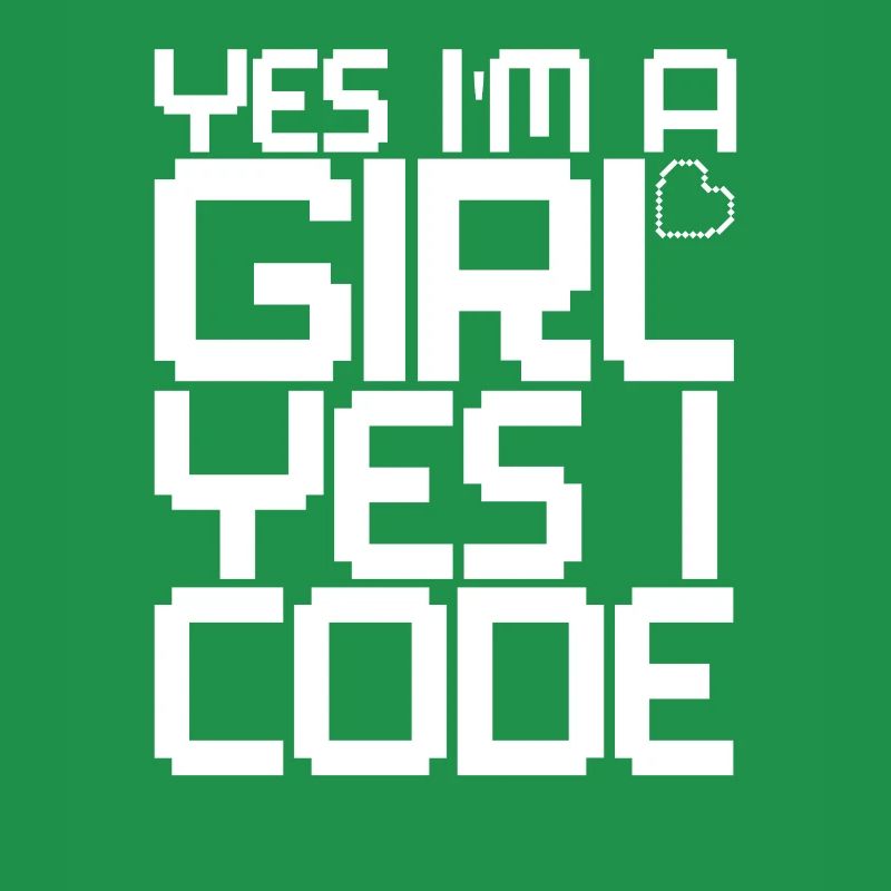 Développeur Coder Programmeur Girl