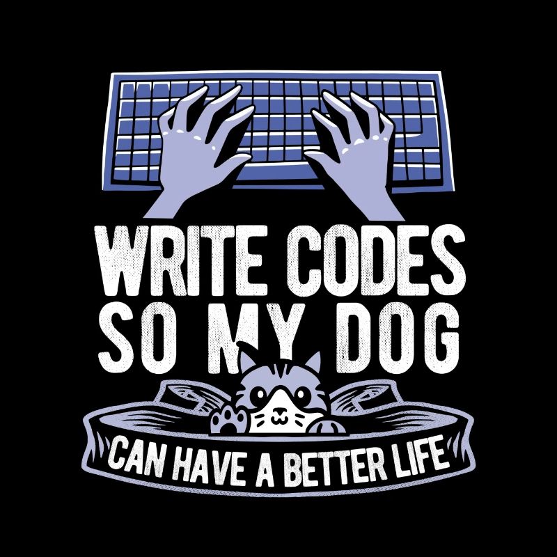Entwickler Coder Programmierer Katze