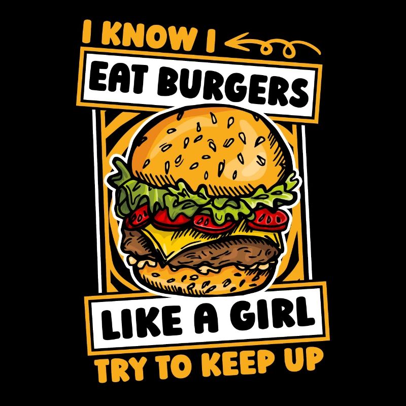 Burger Hamburger Mädchen