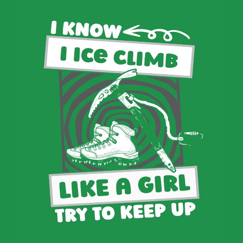 Eisklettern Mädchen