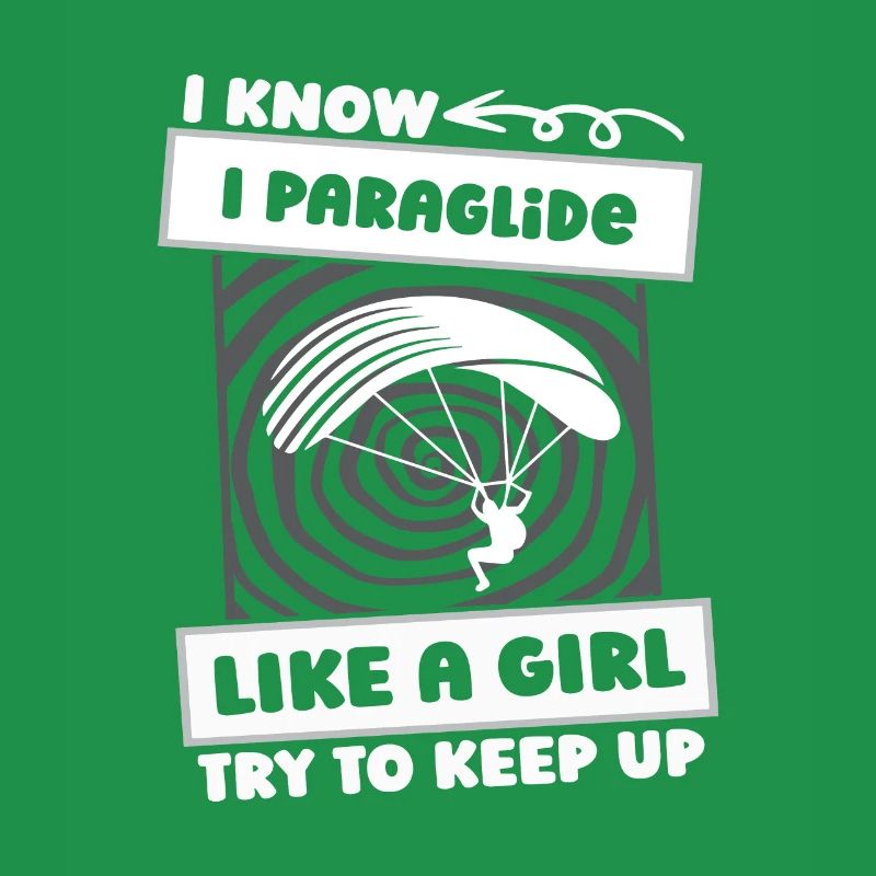 Paragleiter Paragleiten Mädchen