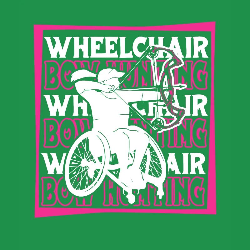 Bogenjagd Bogenjäger Rollstuhl