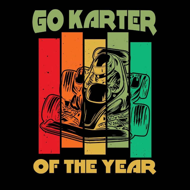 Go Kart Kartfahren Kartfahrer Cool