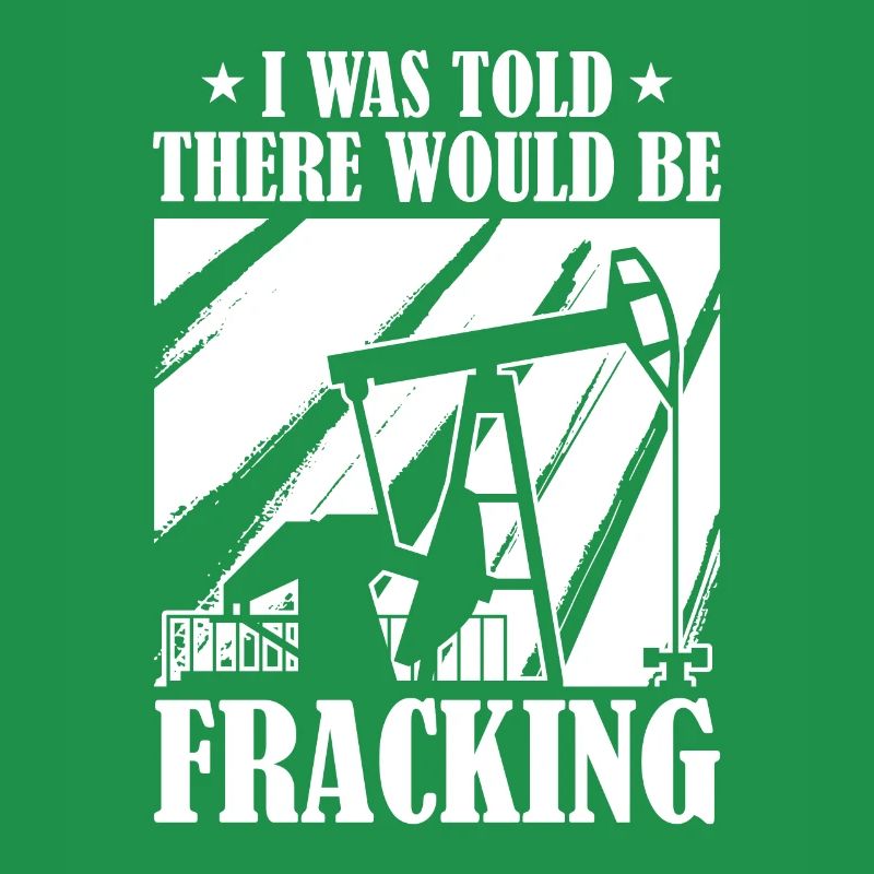 Plate-forme pétrolière de champ pétrolifère Funny Fracking