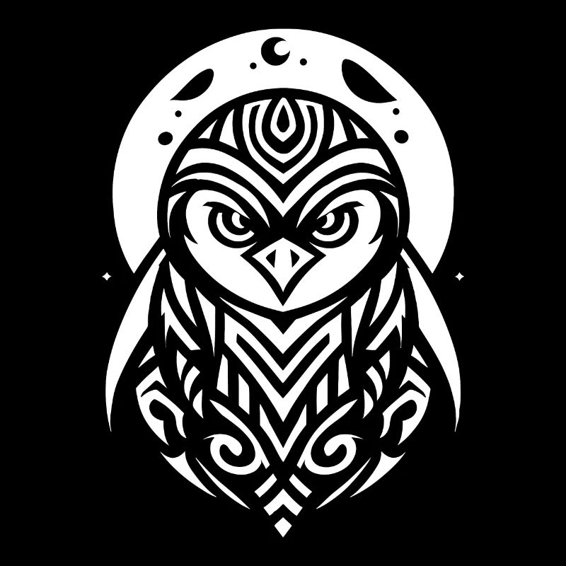Pinguin Stammes Moon Phases