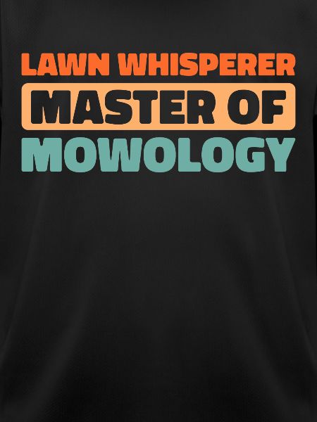 Lawn mower mowing