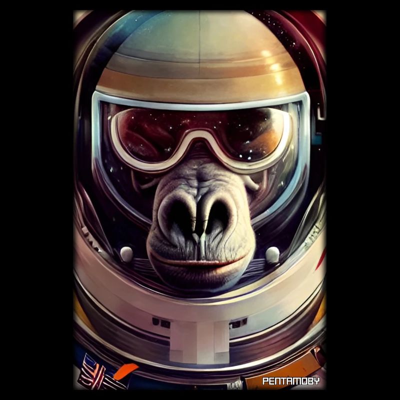 Monkey Animal Astronaut Space Space Universe 3