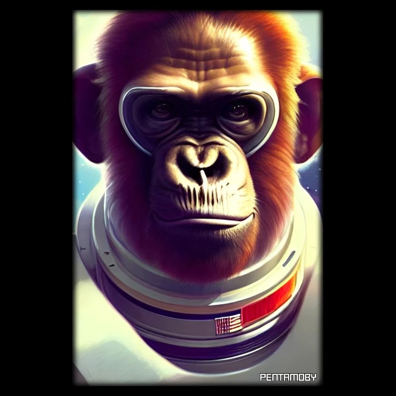 Monkey Animal Astronaut Space Space Universe 2