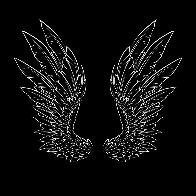 Ailes d'ange lineart