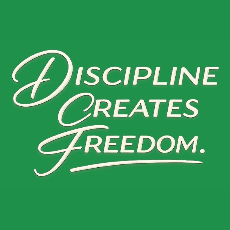 Discipline Creates Freedom Script