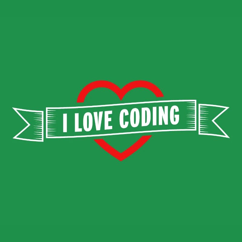 J'aime coder le cœur | Cadeau pour le fils programmeur