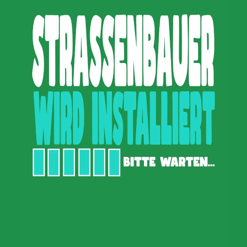 Strassenbauer wird installiert