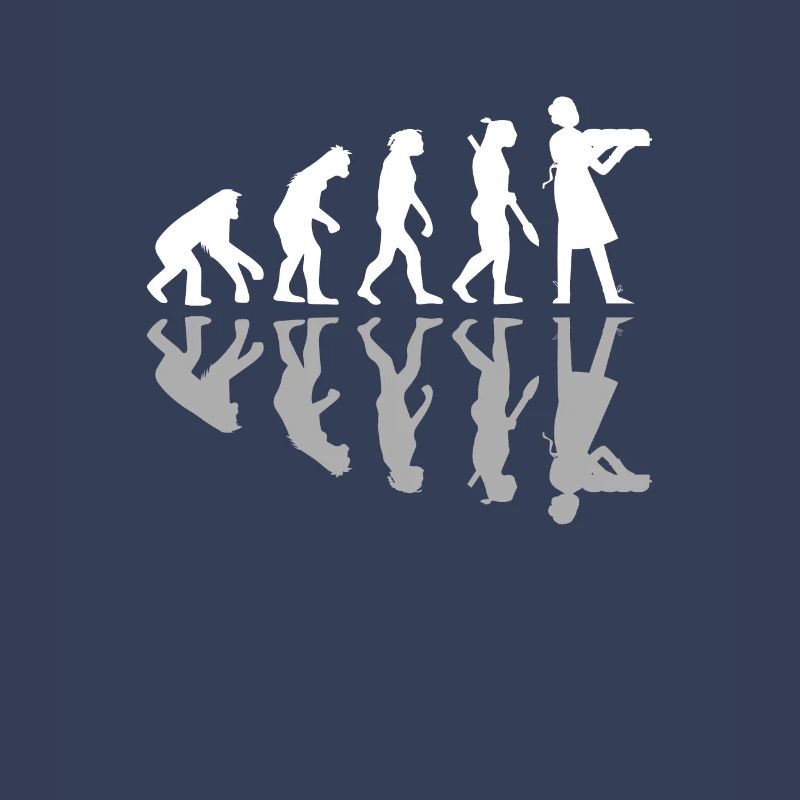Human Evolution Funny Baking Baker Humor Culinary