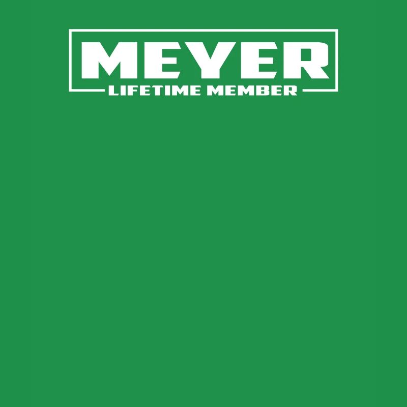 Meyer Lebenslang Nachname Spruch Geschenk