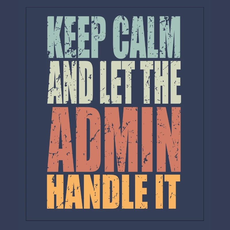 Keep Calm Admin Spruch Admin Geschenk