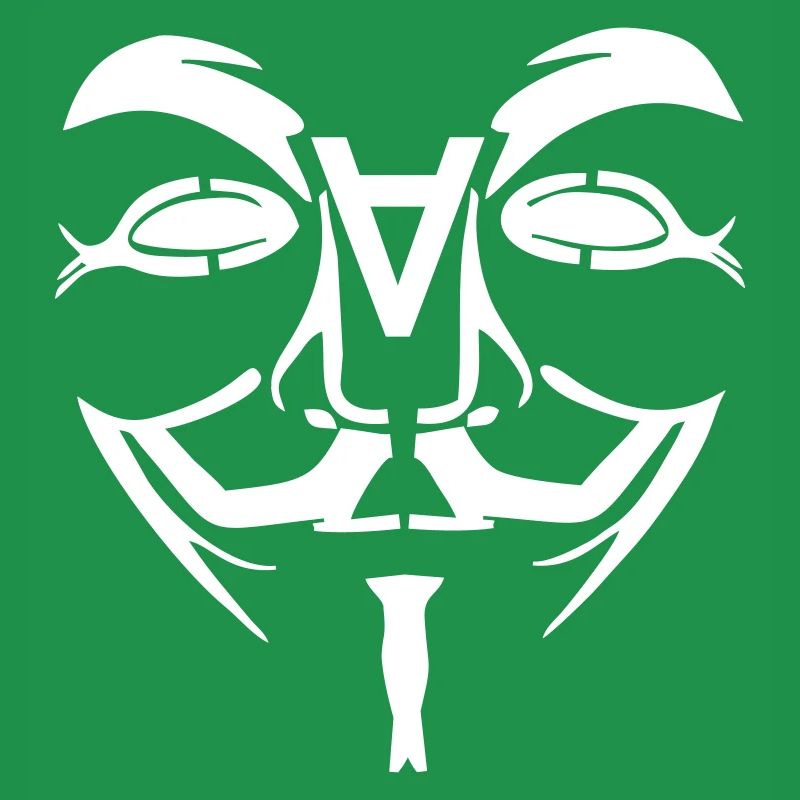 Anonymous Design Gesicht mit A