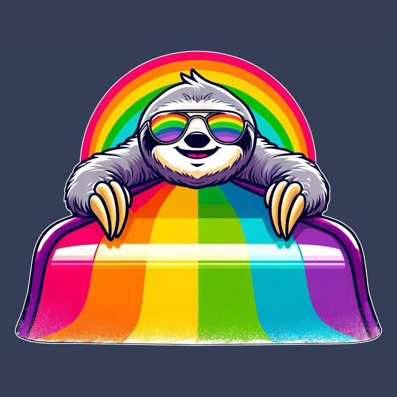 LGBTQ Pride Sloth Rainbow Playground