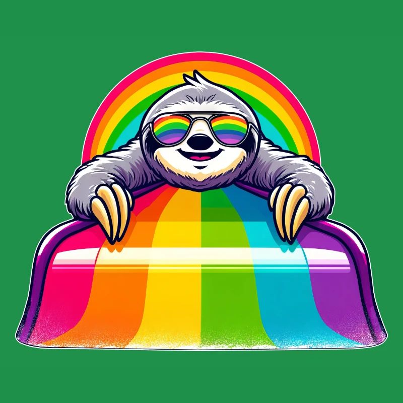LGBTQ Pride Sloth Rainbow Playground