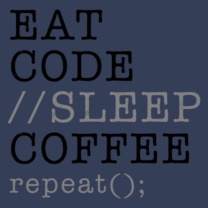 Informatik Python Programmierer essen Code Schlaf