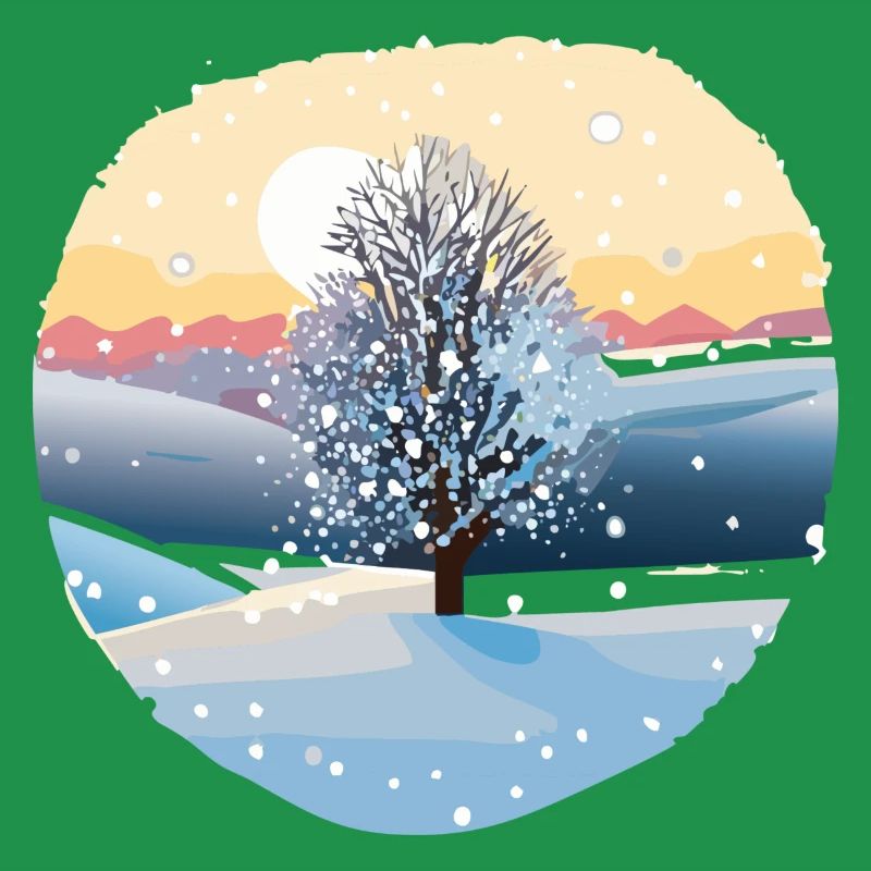 Winter Magic: Snow Magic Tree