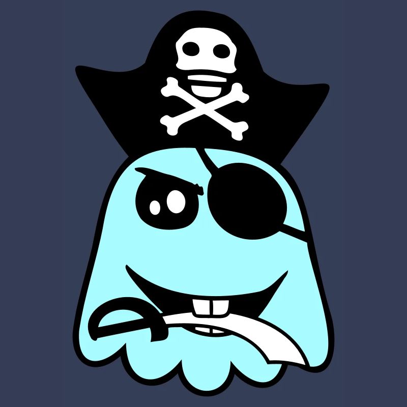 Pirate Ghost Funny Evil Ghost Halloween Fun