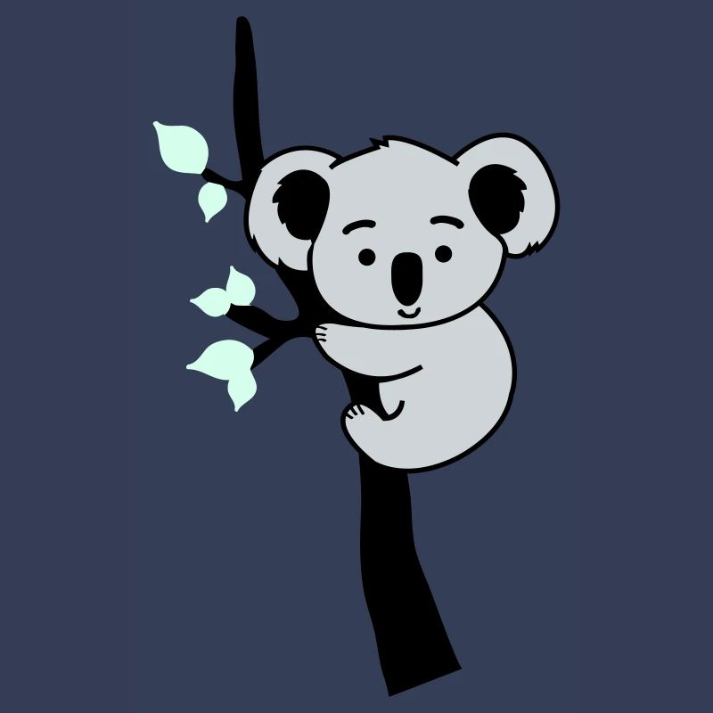 koalabär comic baum