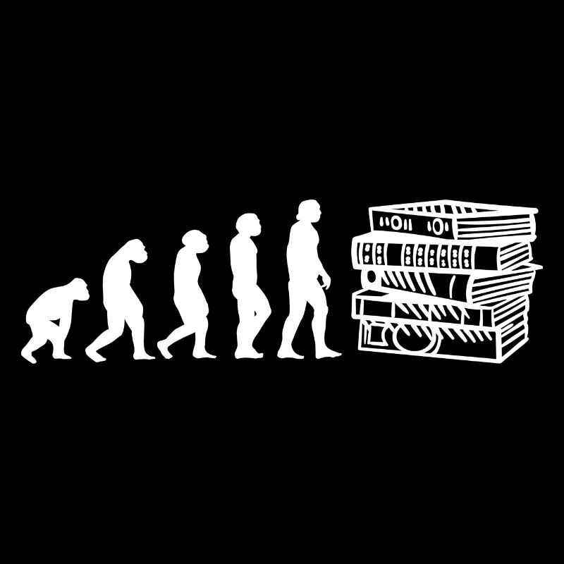 Evolution Bücherwurm
