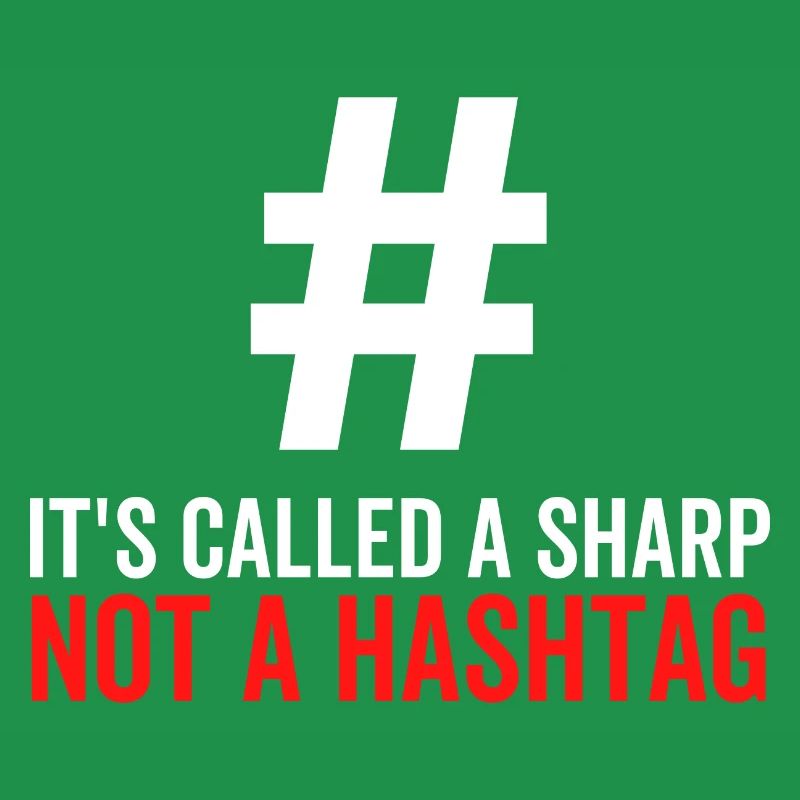 C’est ce qu’on appelle un sharp pas un hashtag