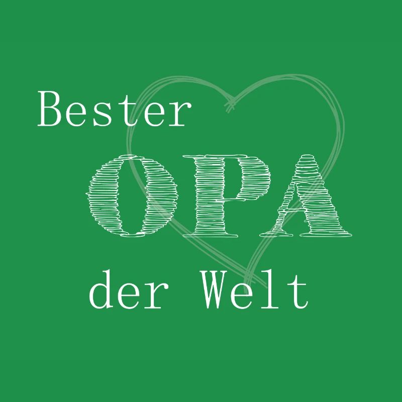 Bester Opa mit Herz Design