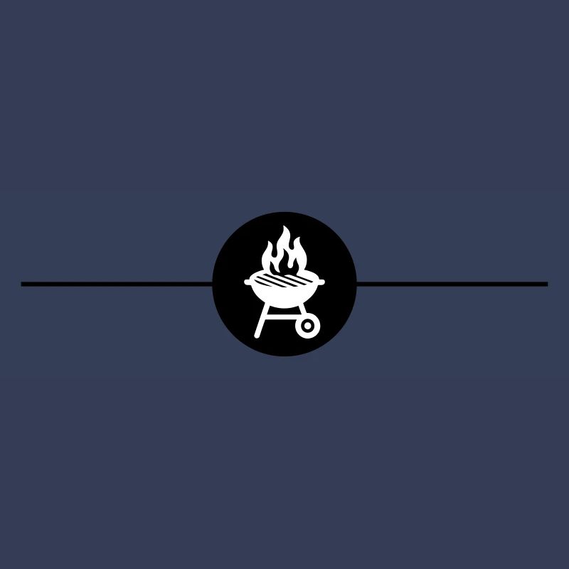 Symbole du gril Ligne de grillades