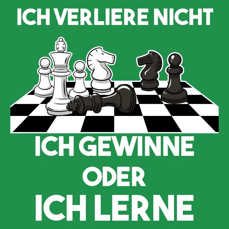 Ich Verliere Nicht Ich Gewinne Oder Lerne Schach