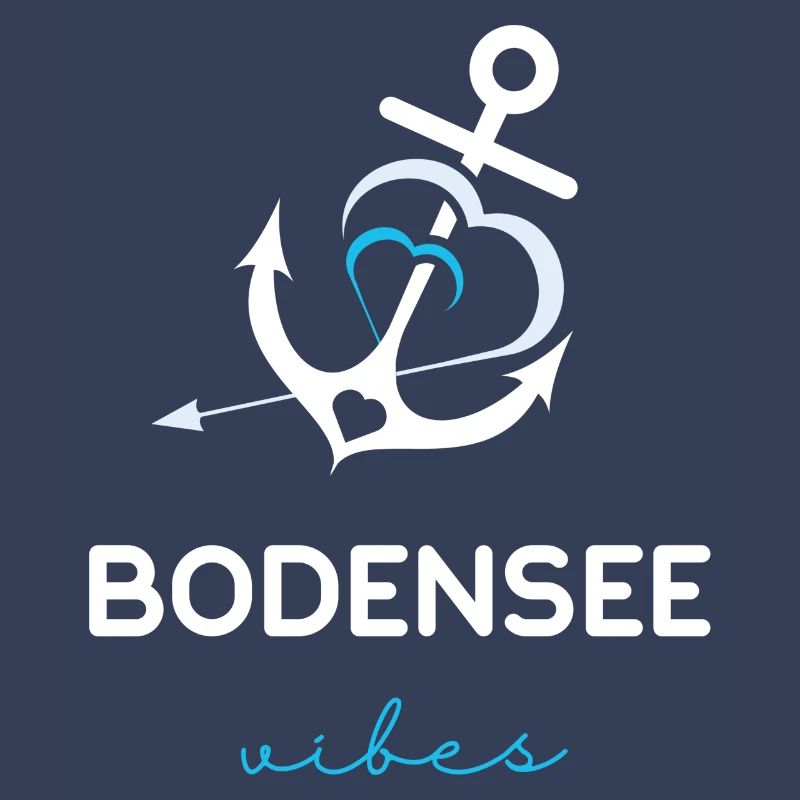 Bodensee Vibes - White Blue
