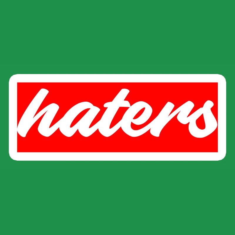hater haters hass enemy hate enemy shirt cap on