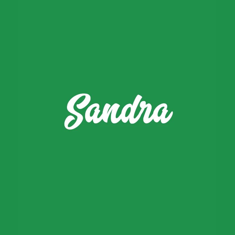 Sandra Custom Text Geburtstagsname