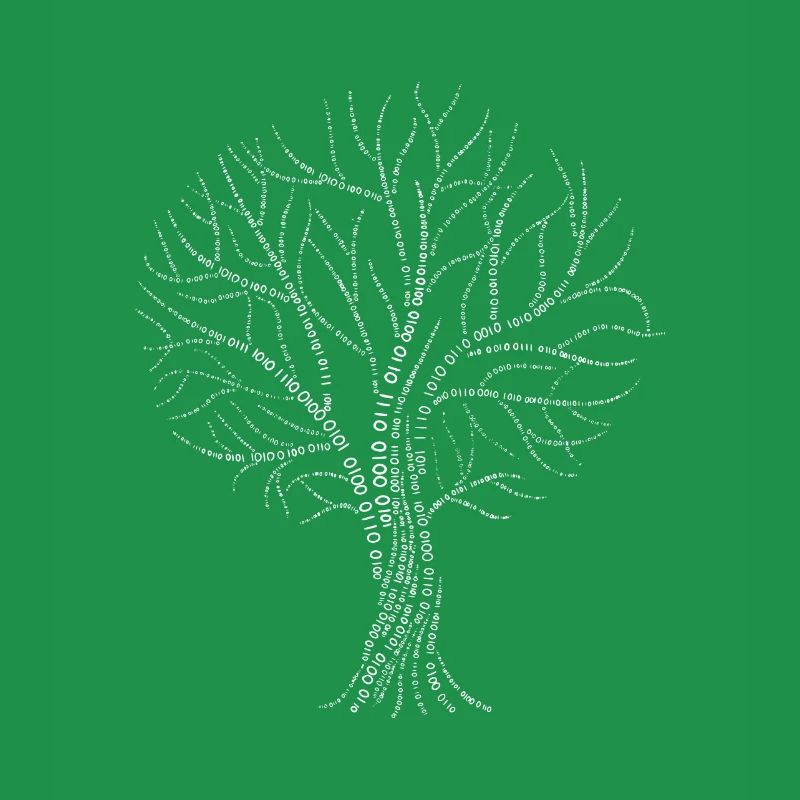 Arbre binaire Zéro Un Code Cadeau branche branche