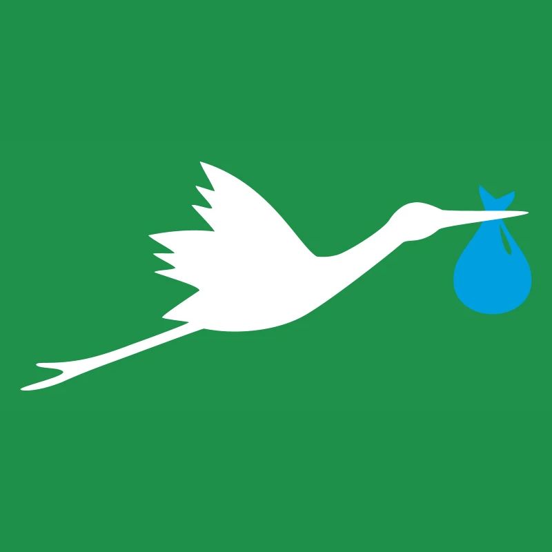 Storch Klapperstorch Junge