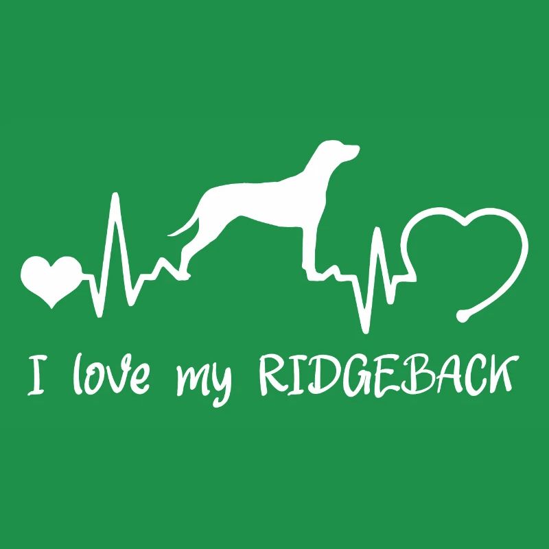 Rhodesian Ridgeback mit Herzschlag