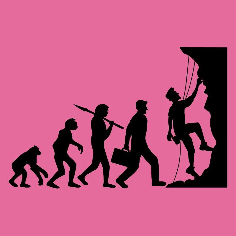 évolution évolution née raide paroi monte