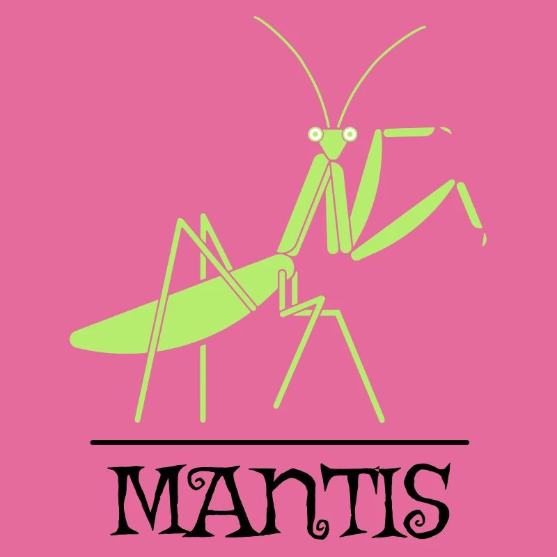 Mantis Gottesanbeterin Insekt Design
