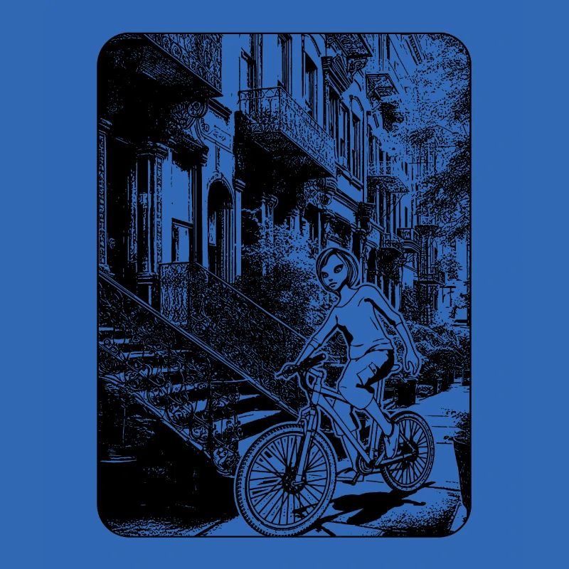 NYC Comic Image: Distinctive Design for Bikers
