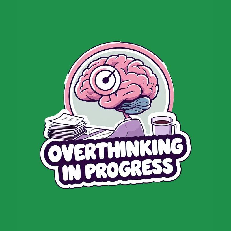 Overthinking in Progress – Funny Brain
