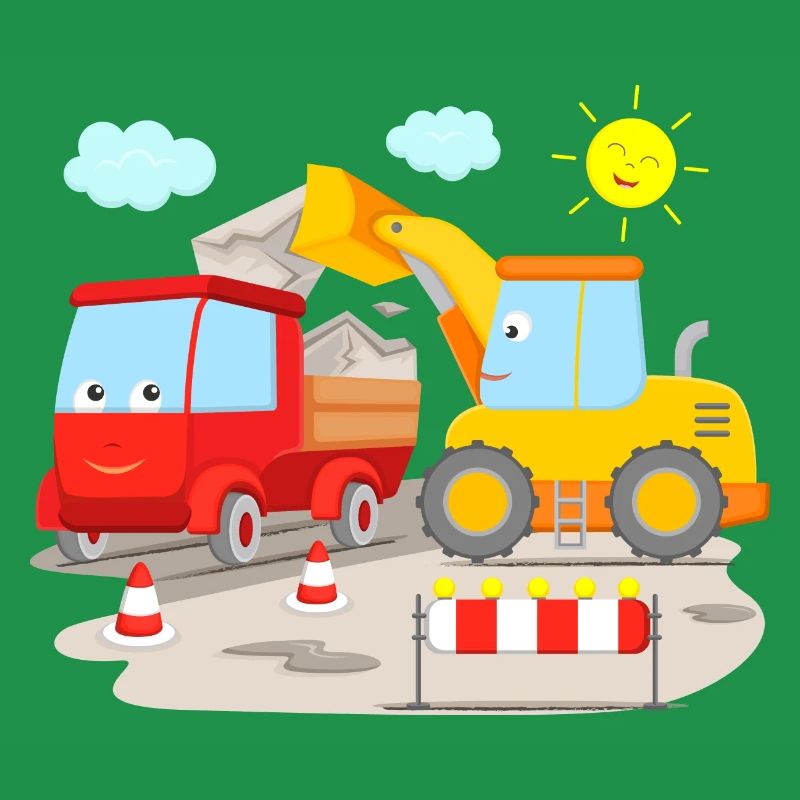 Construction Site Wheel Loader Trucks Construction Vehicles