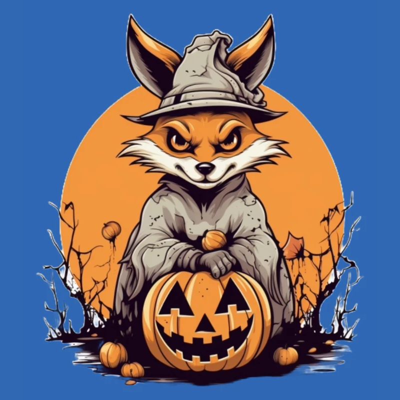 Grim Fox in the Witch's Forest